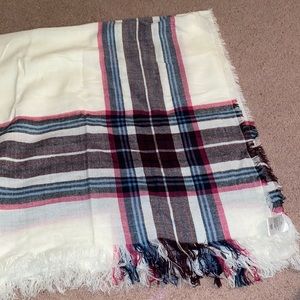 plaid blanket scarf